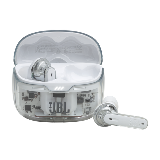 JBL Tune Beam Ghost Edition - White Ghost - True wireless Noise Cancelling earbuds - Hero image number null